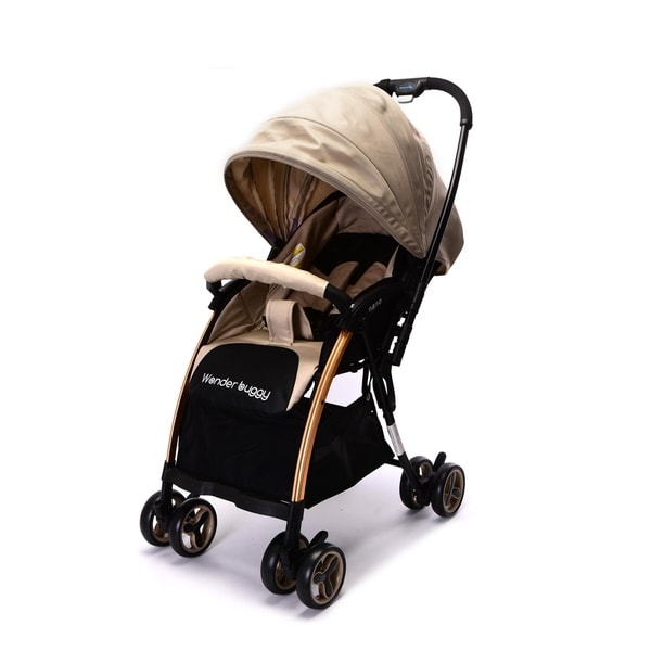 one hand fold lightweight stroller