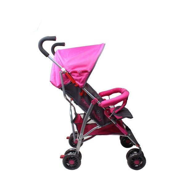 wonder buggy dakota deluxe two position stroller with canopy & storage basket