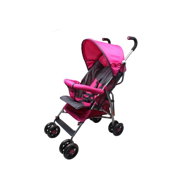 pink buggy stroller