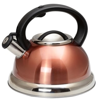 Alexa 3.0 Qt. Stainless Steel Whistling Tea Kettle, Stainless Steel