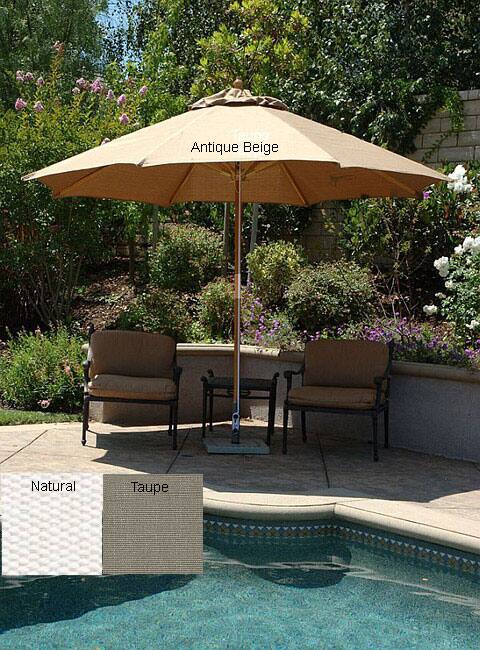 Lauren & Company Premium 9-foot Round Patio Umbrella with Stand
