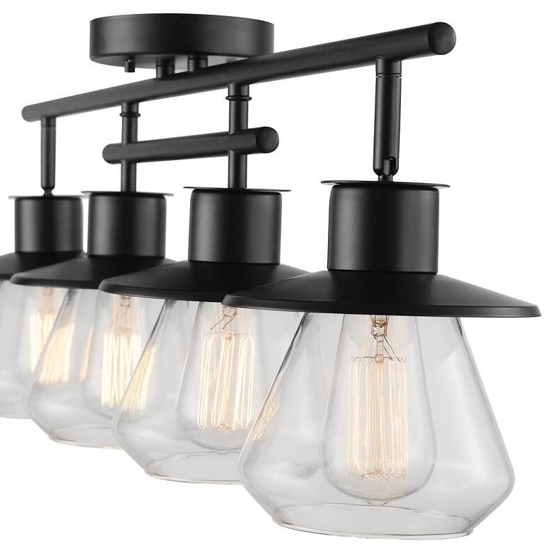 Porch & Den Del Puente Dark Bronze 4-light Track Lighting Kit