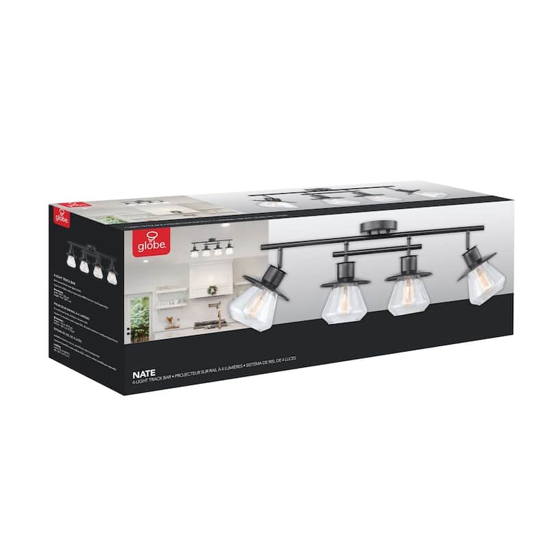 Porch & Den Del Puente Dark Bronze 4-light Track Lighting Kit