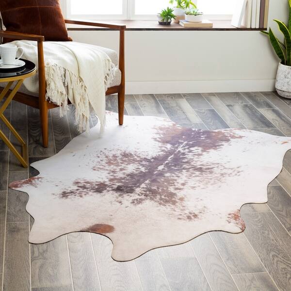 Shop Bowers Faux Spotted Cowhide Area Rug 6 3 X 7 9 On Sale