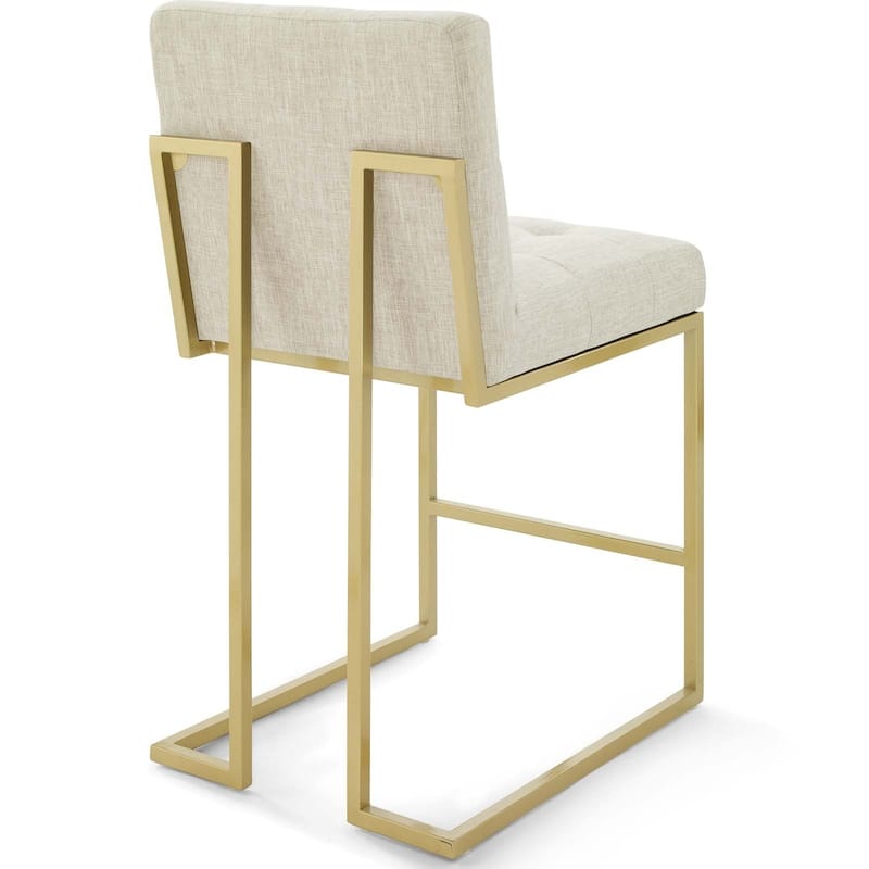 Silver Orchid Watson Upholstered Fabric Counter Stool (Set of 2) - N/A