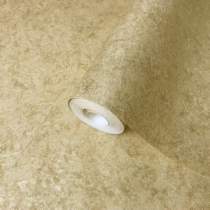 Shop Textured Wallpaper Gold Metallic Textured Foil Plain Modern