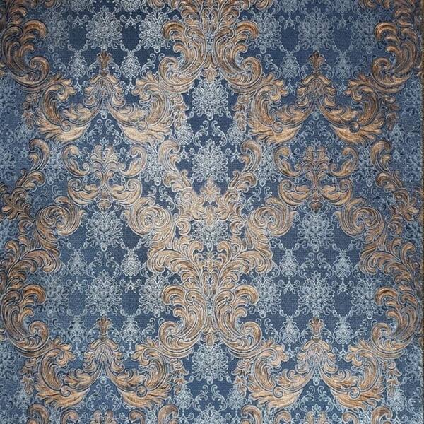 Shop Wallpaper Textured Victorian Beige Vintage Damask Texture