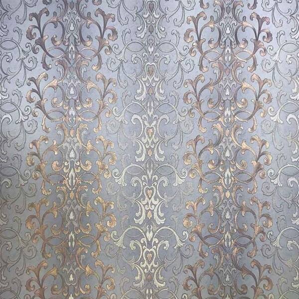 Wallpaper Textured Wallcoverings Modern Damask Gray Gold Bronze Metallic Roll 3d Overstock Wallpaper Textured Wallcoverings Modern Damask Gray Gold Bronze Metallic Roll 3d Overstock