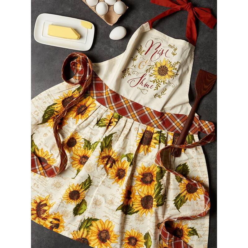 DII Skirted Apron, One Size Fits Most, Rise and Shine, 1 Piece