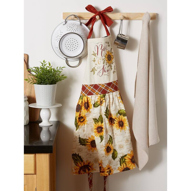 DII Skirted Apron, One Size Fits Most, Rise and Shine, 1 Piece