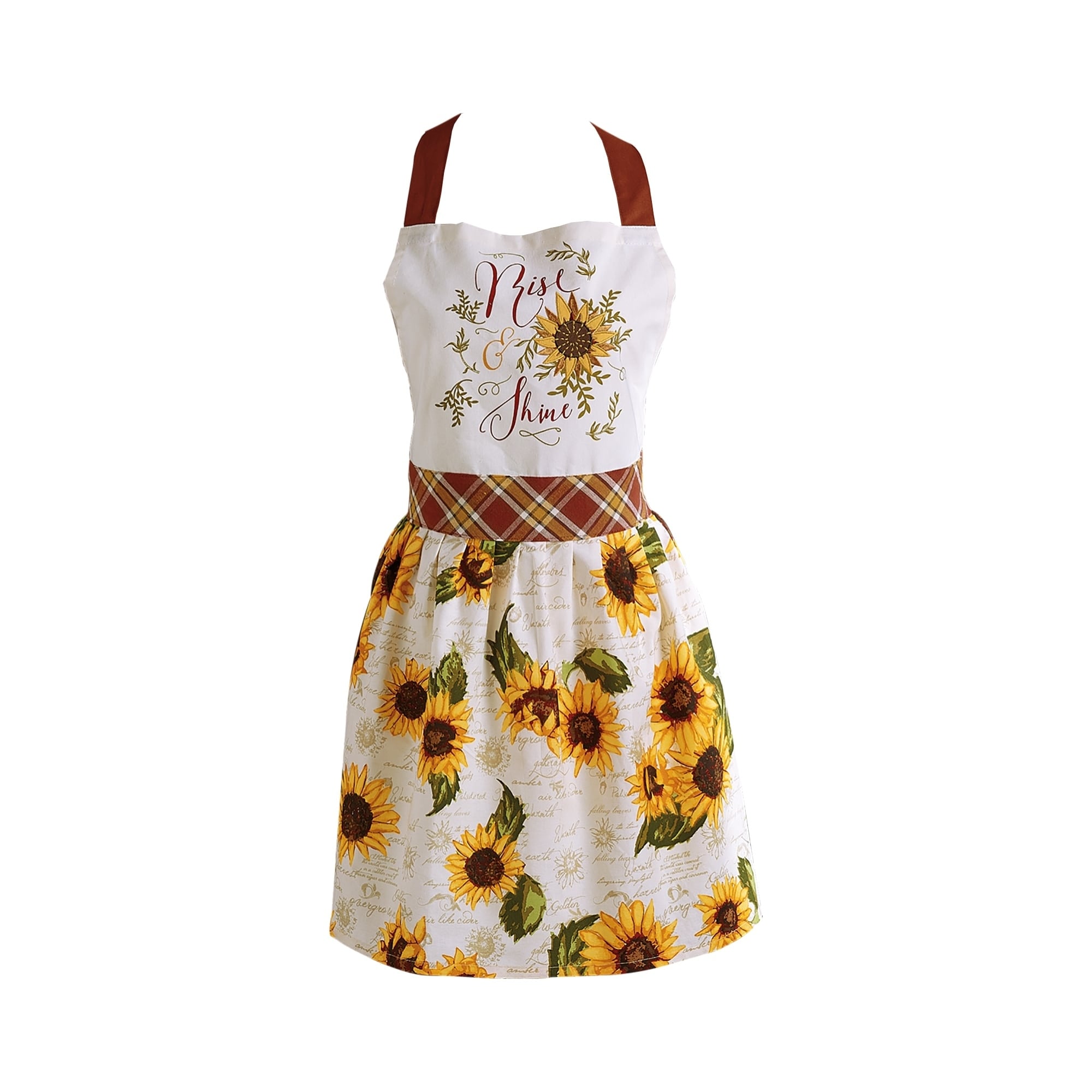 DII Skirted Apron, One Size Fits Most, Rise and Shine, 1 Piece