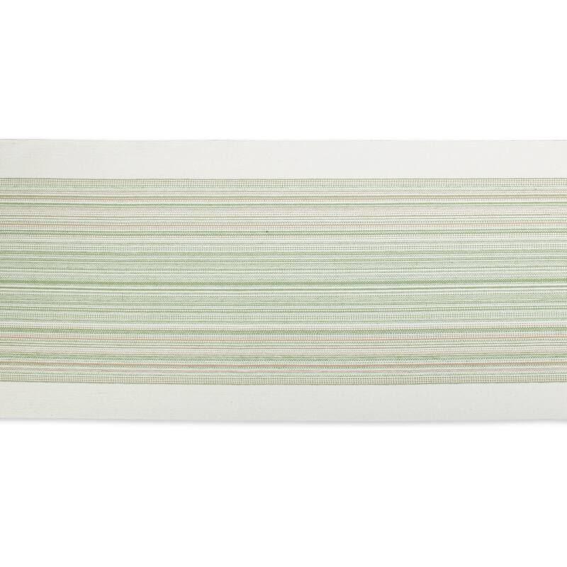 Porch & Den Meryl Stripe Pattern Fringed Table Runner
