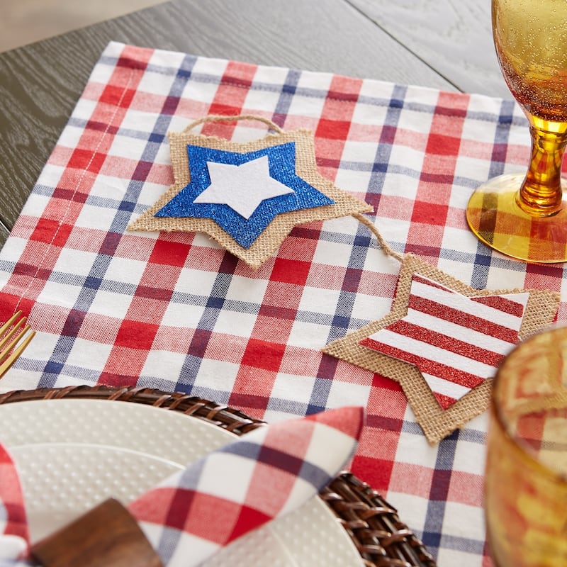 DII American Plaid Kitchen Textiles, 70" Round, American Plaid, 1 Piece