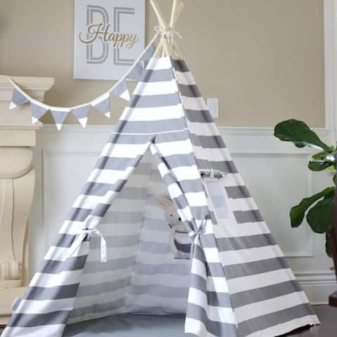 Teepee Tent for Children with Carry Case Indoor & Outdoor Playing - 1pc