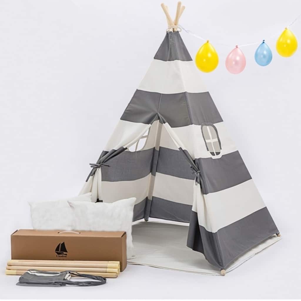 Teepee Tent for Children with Carry Case Indoor & Outdoor Playing - 1pc