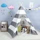 preview thumbnail 3 of 1, Teepee Tent for Children with Carry Case Indoor & Outdoor Playing - 1pc