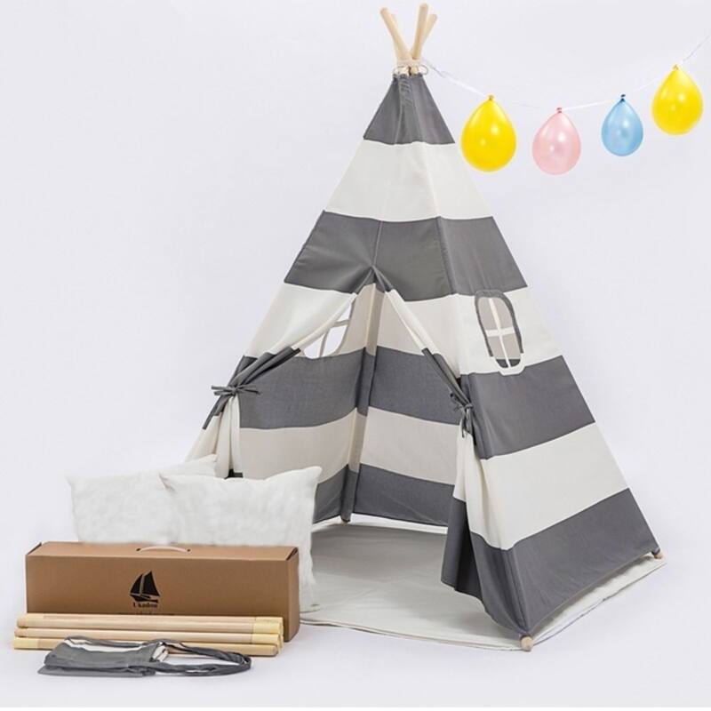 Teepee Tent for Children with Carry Case Indoor & Outdoor Playing - 1pc
