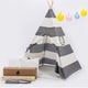preview thumbnail 1 of 1, Teepee Tent for Children with Carry Case Indoor & Outdoor Playing - 1pc