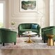 preview thumbnail 13 of 40, Prospect Channel Tufted 3 Piece Performance Velvet Set Emerald