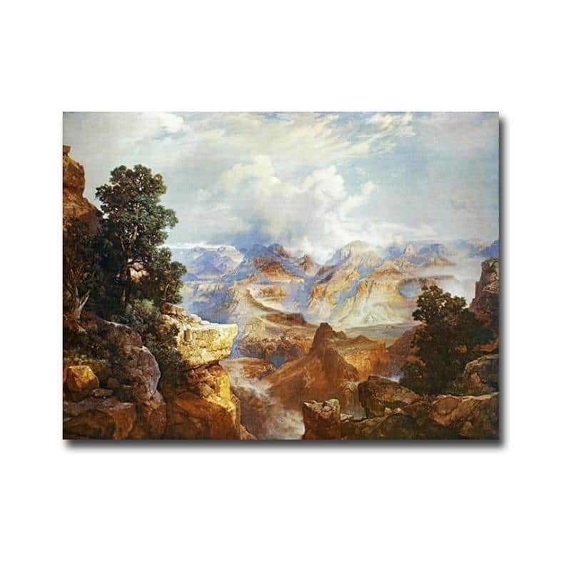 The Grand Canyon, 1912 by Thomas Moran Gallery Wrapped Canvas Giclee Art (24 in x 32 in)