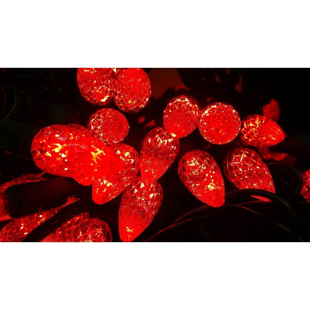 Red LED Light String Set of 70 Lights C6