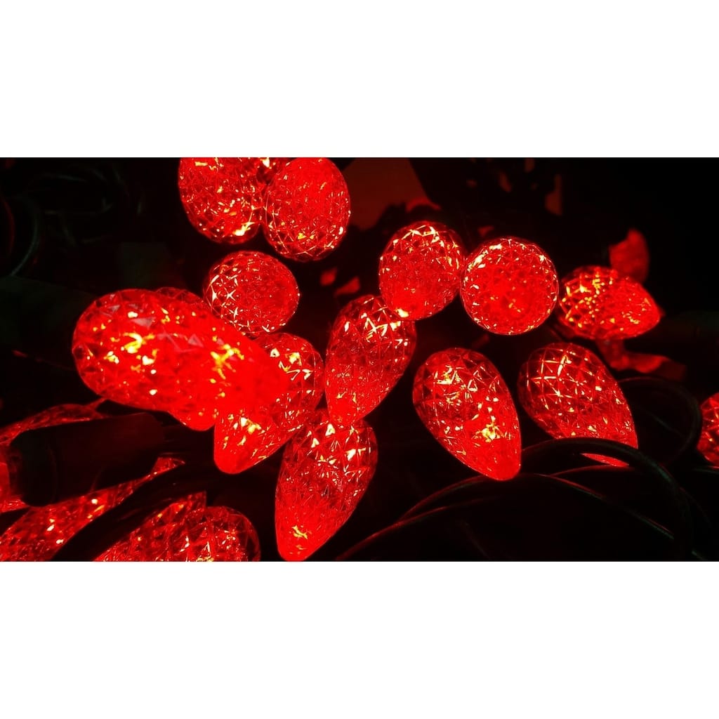 Red LED Light String Set of 70 Lights C6