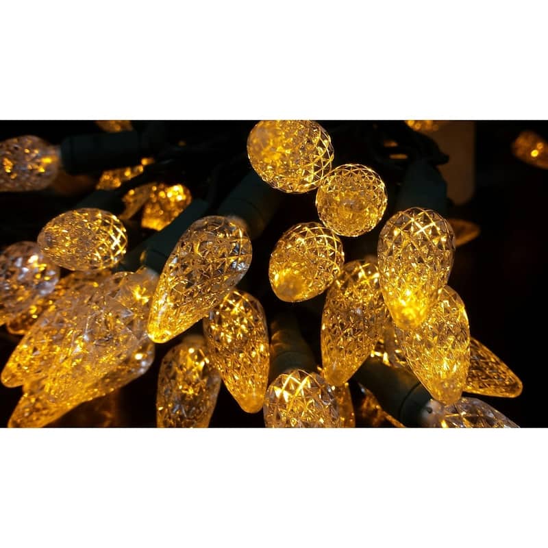 Antique Candlelight LED Light String Set of 70 Lights C6