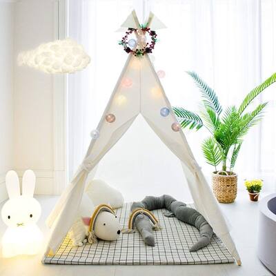 Teepee Tent for Children with Carry Case Indoor & Outdoor Playing - 2pc