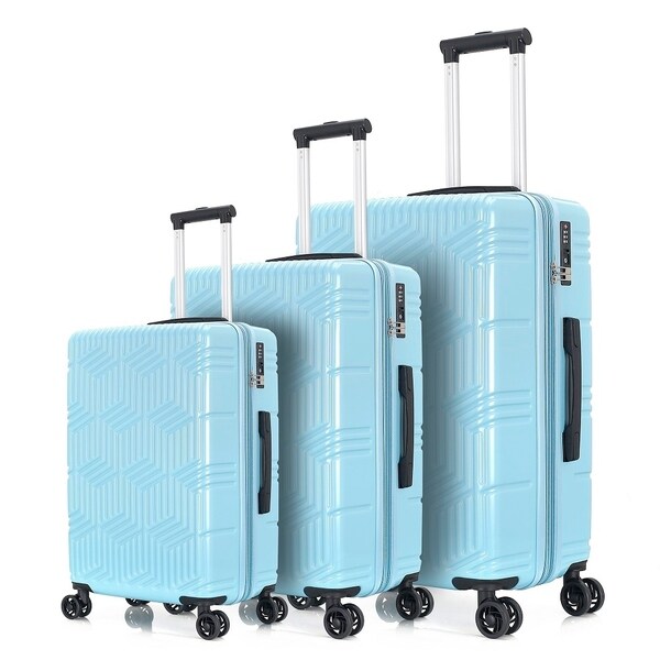 blue luggage set