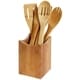 preview thumbnail 2 of 0, YBM HOME Bamboo Utensil Holder for Kitchen Cooking Tools, Cutlery