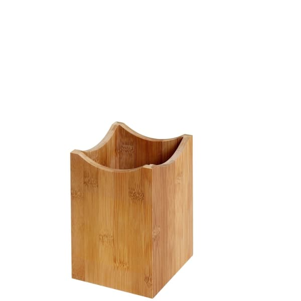 slide 2 of 2, YBM HOME Bamboo Utensil Holder for Kitchen Cooking Tools, Cutlery