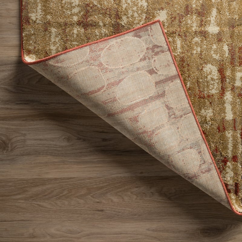 Addison Atlas Abstract Waves Blue Area Rug
