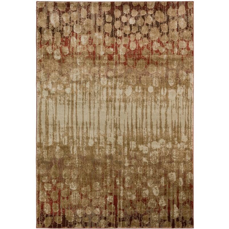 Addison Atlas Abstract Waves Blue Area Rug