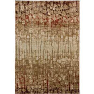 Addison Atlas Abstract Waves Blue Area Rug