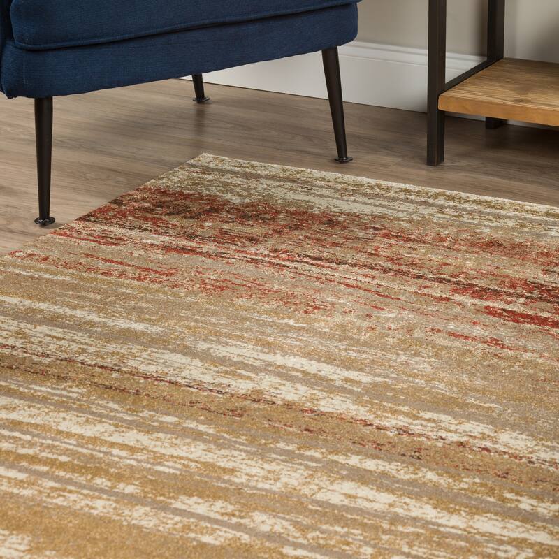 Addison Atlas Bohemian Crosshatch Blue Area Rug