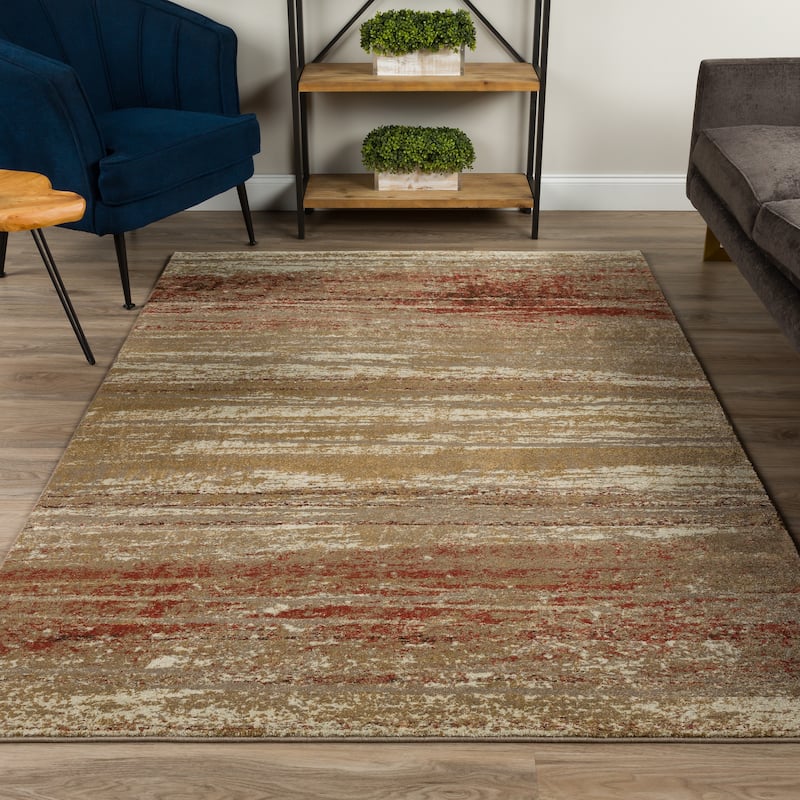 Addison Atlas Bohemian Crosshatch Blue Area Rug
