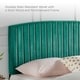 preview thumbnail 35 of 40, Silver Orchid La Marr Velvet King / California King Headboard