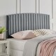preview thumbnail 1 of 40, Silver Orchid La Marr Velvet King / California King Headboard