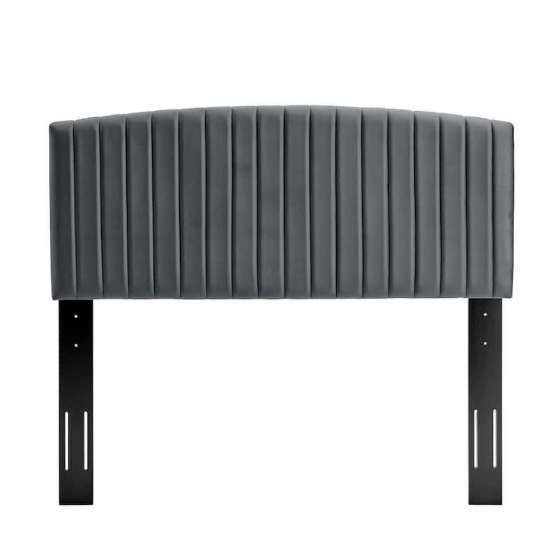 Silver Orchid La Marr Velvet Full / Queen Headboard