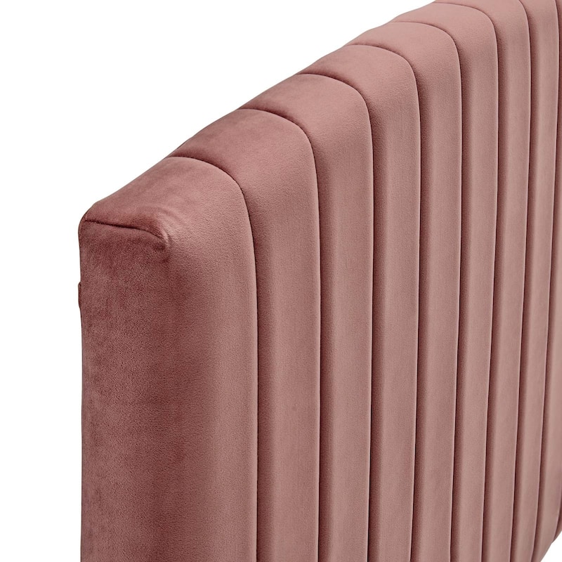 Silver Orchid La Marr Velvet Full / Queen Headboard