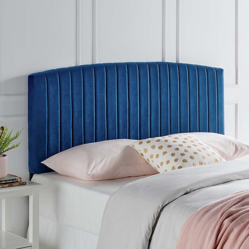 Silver Orchid La Marr Velvet Full / Queen Headboard