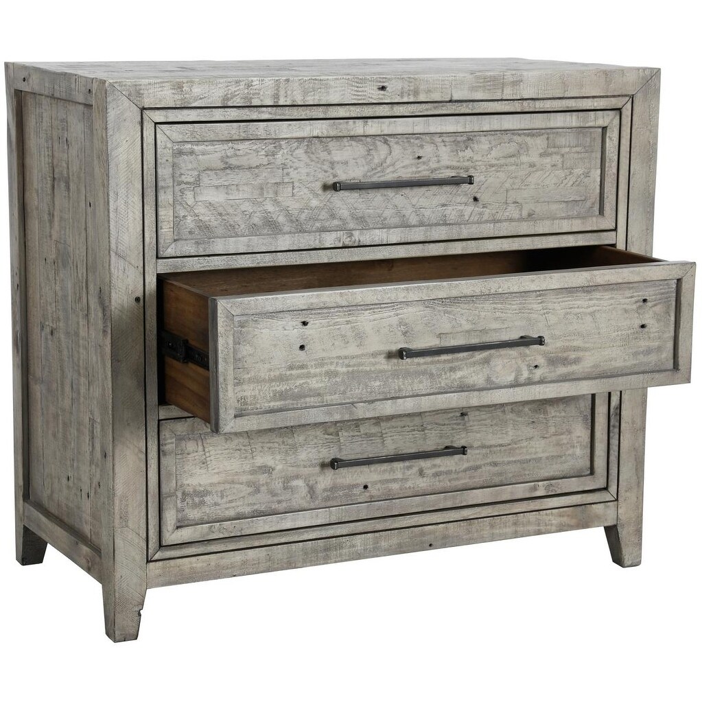 Shop Ridge Reclaimed Pine 3 Drawer Chest By Kosas Home Free