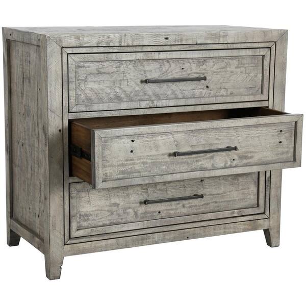 Shop Ridge Reclaimed Pine 3 Drawer Chest By Kosas Home Free
