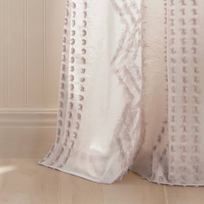 Porch & Den Narup Geometric Back Tab Curtain Panel