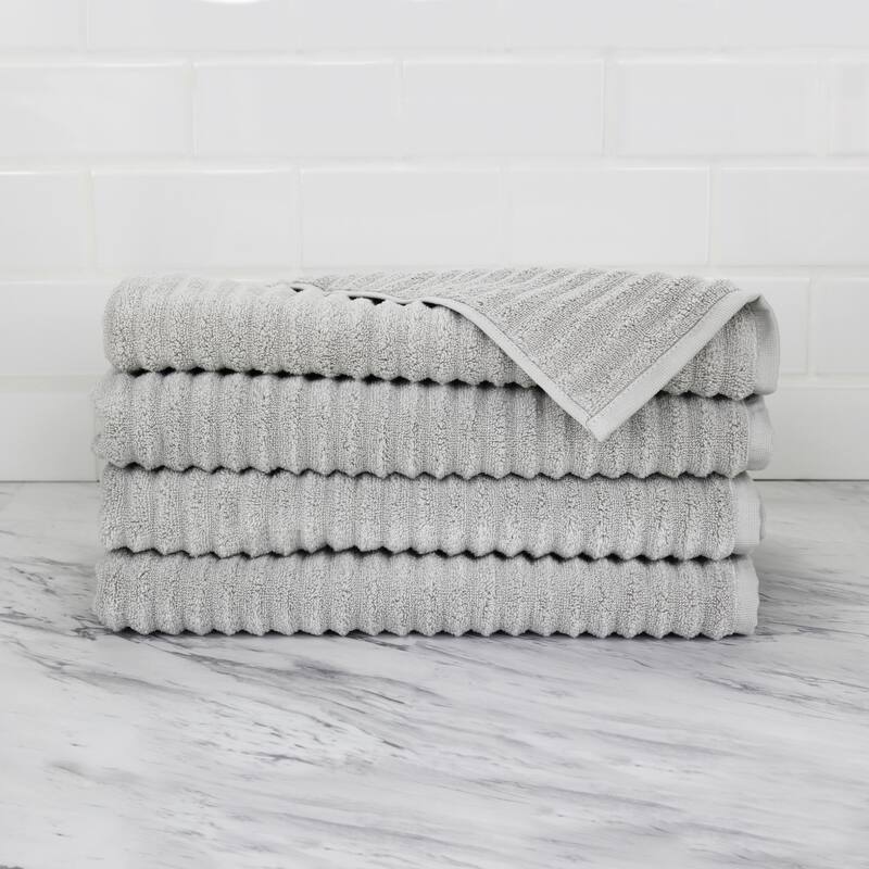 Zero Twist Cotton Turkish Towel Collection (4pcs Hand Towel Set)