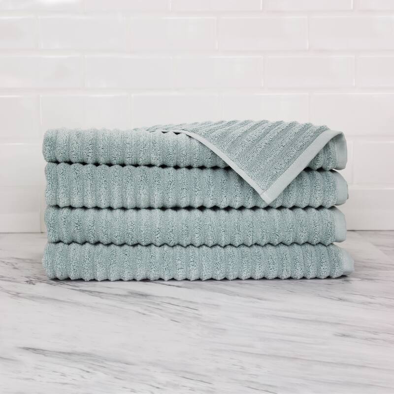 Zero Twist Cotton Turkish Towel Collection (4pcs Hand Towel Set)