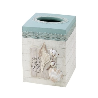 UNICEF Market  Floral Talavera-Style Ceramic Tissue Box Cover from Mexico  - Hacienda Convenience
