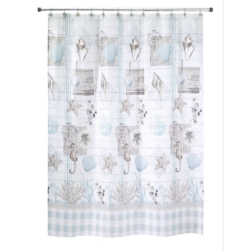Avanti Farmhouse Shell Shower Curtain - On Sale - Bed Bath & Beyond ...