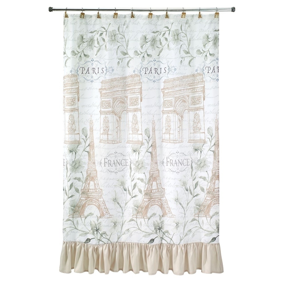 Paris Botanique Shower Curtain Overstock 30548271