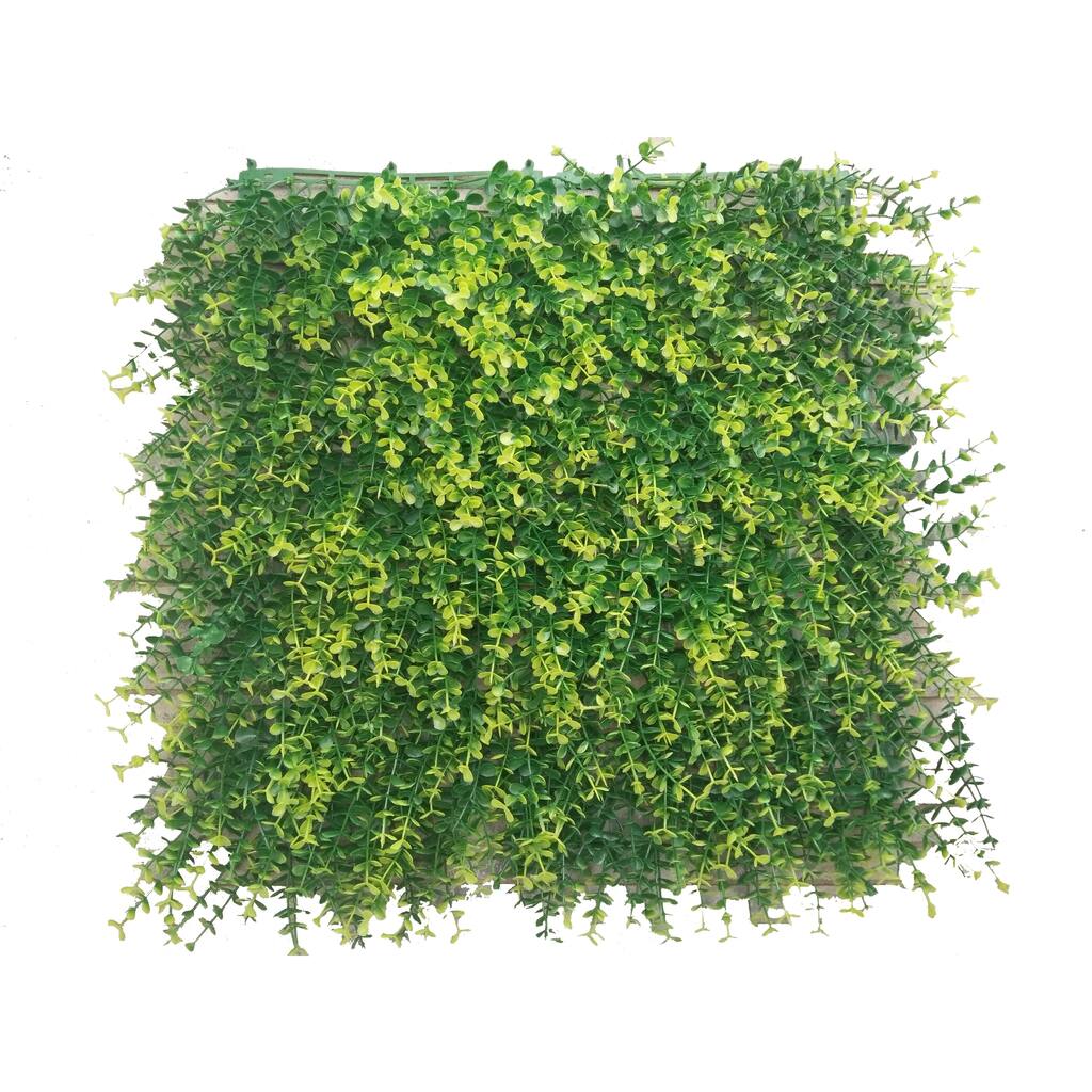 20 x 20" 12 Piece Artificial Plant Hedge Mat Screen